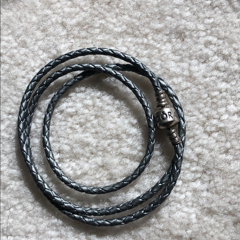 Pandora leather wrap bracelet